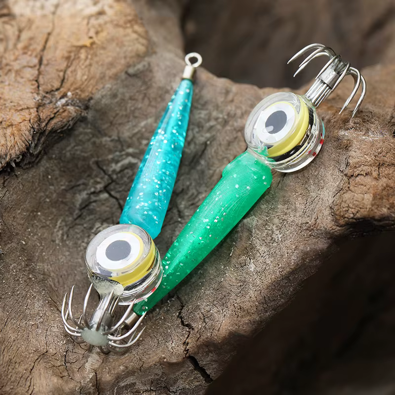 Señuelo Calamar Weihe LED – Gancho Luminoso Subacuático para Pesca - imagen 3