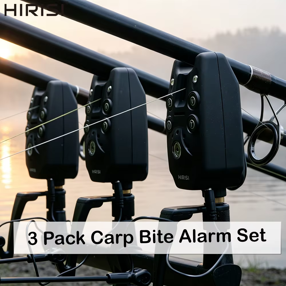 Detector de Picadas Carpa Hirisi con Flash LED y Volumen Ajustable