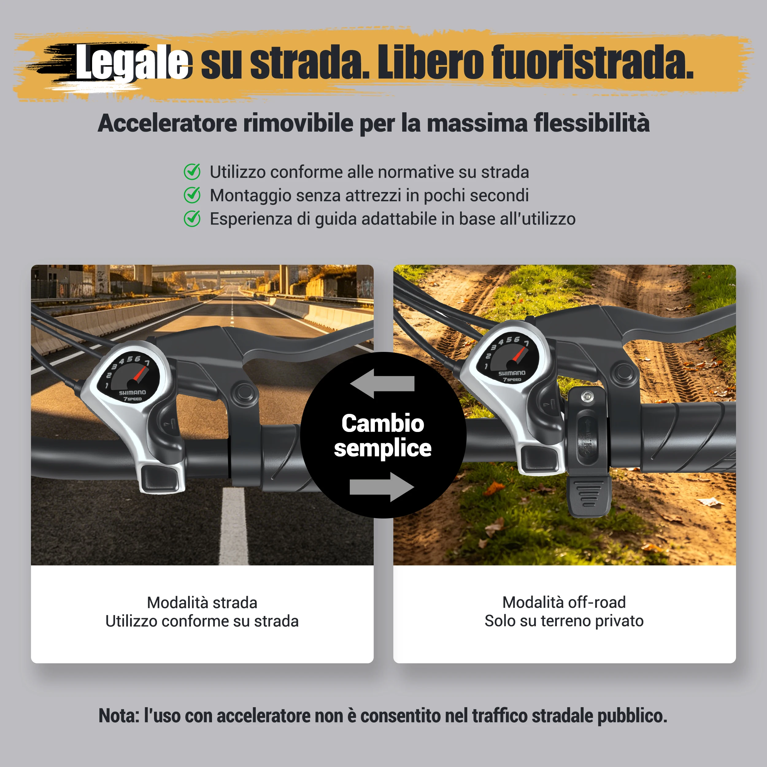 Bicicleta eléctrica todoterreno con neumáticos gruesos para montaña