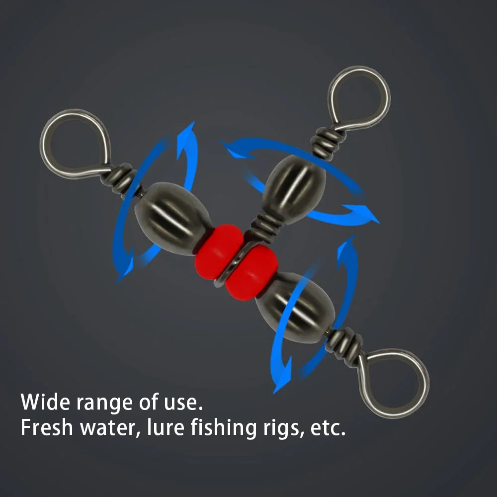 Giratorio triple de pesca – Conector barril tres vías - imagen 2