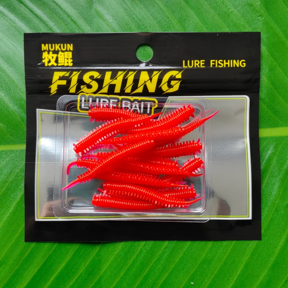Swimbait MUKUN cola larva para lubina y carpa - imagen 3