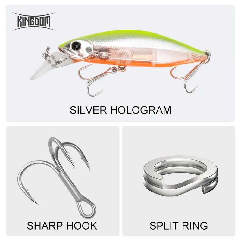 Kingdom Wobbler hundimiento lento – Pececillo para lubina - imagen 3