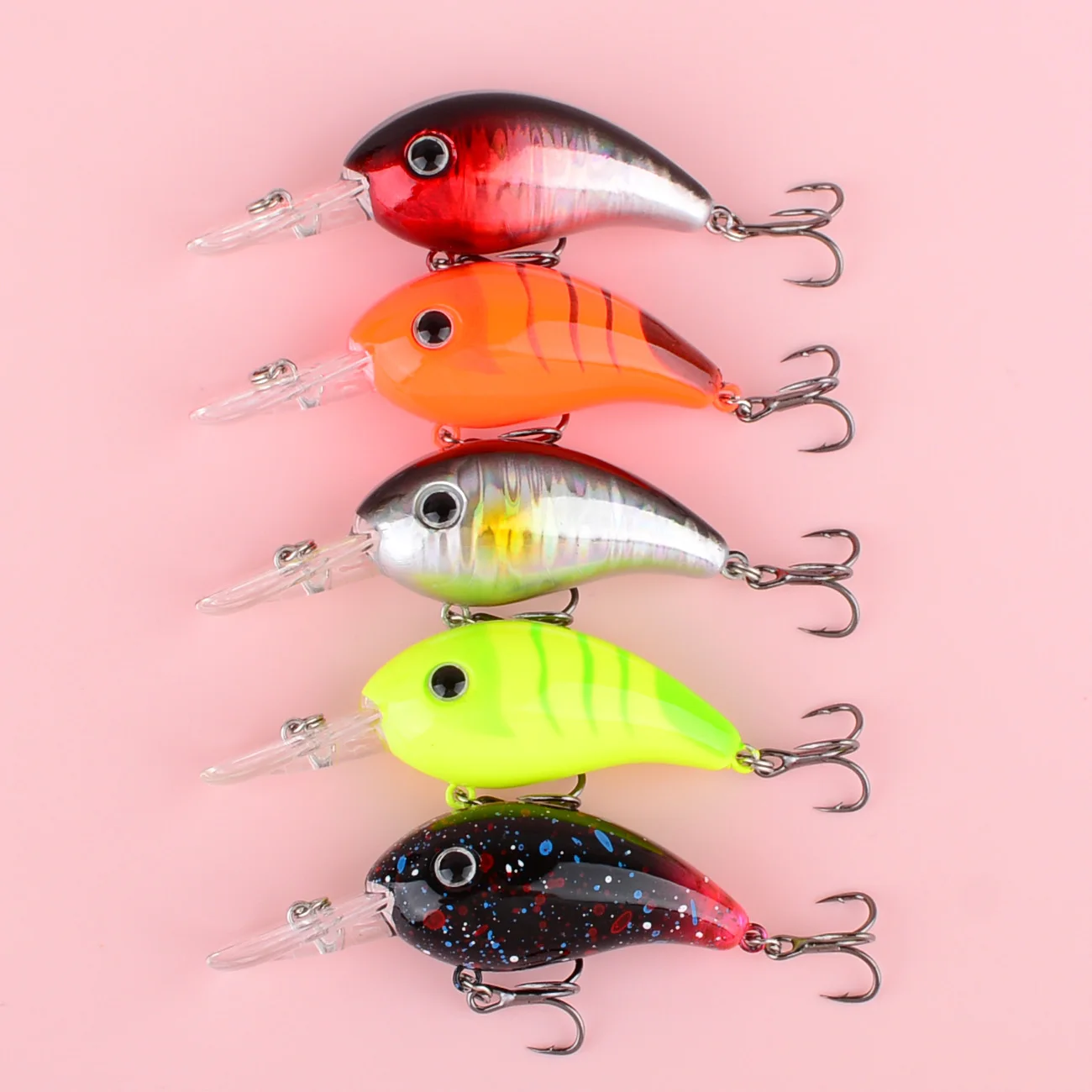Señuelo crankbait flotante para lubina y lucio, cebo duro jerkbait - imagen 3