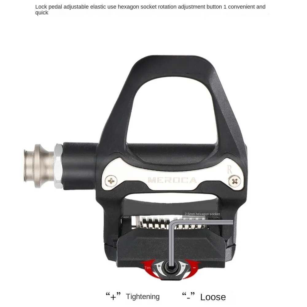 Tamaño del pedal y perfil para carretera