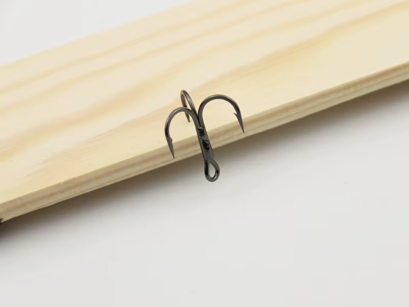 Pack de anzuelos triples - vista trasera del envase