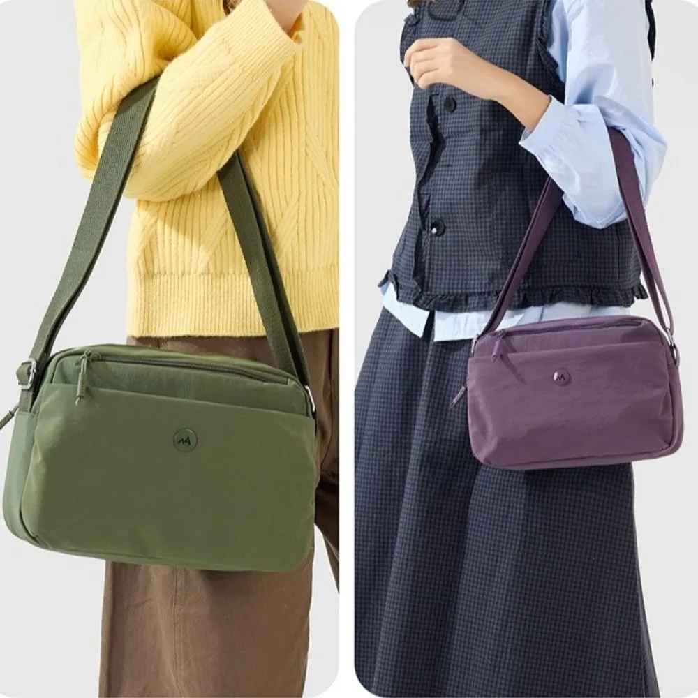 Bolso bandolera ligero con correa larga y múltiples bolsillos - imagen 5
