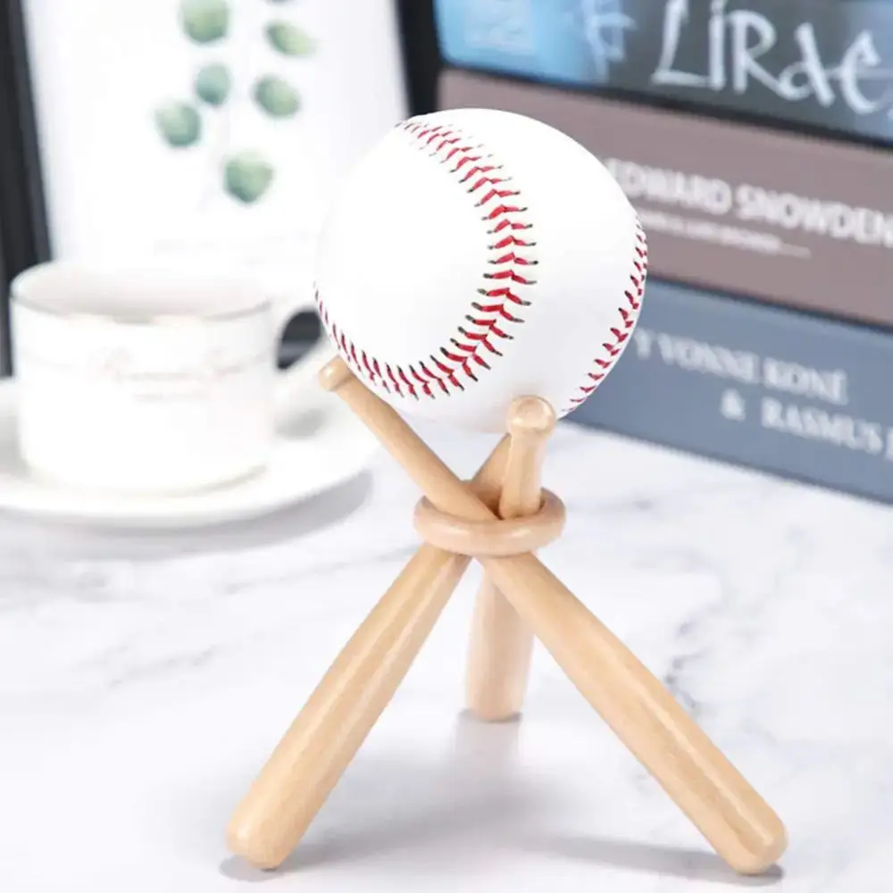 Soporte de madera triangular para pelotas de béisbol DIY - imagen 4