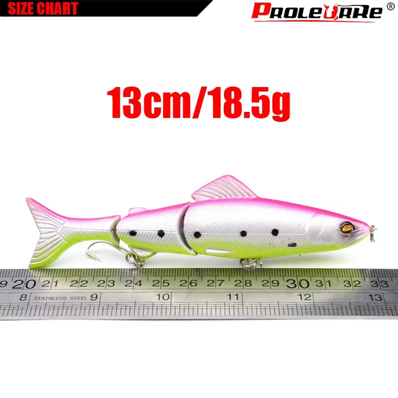 Wobbler Minnow 13 cm – Crankbait para lucio con anzuelo - imagen 2