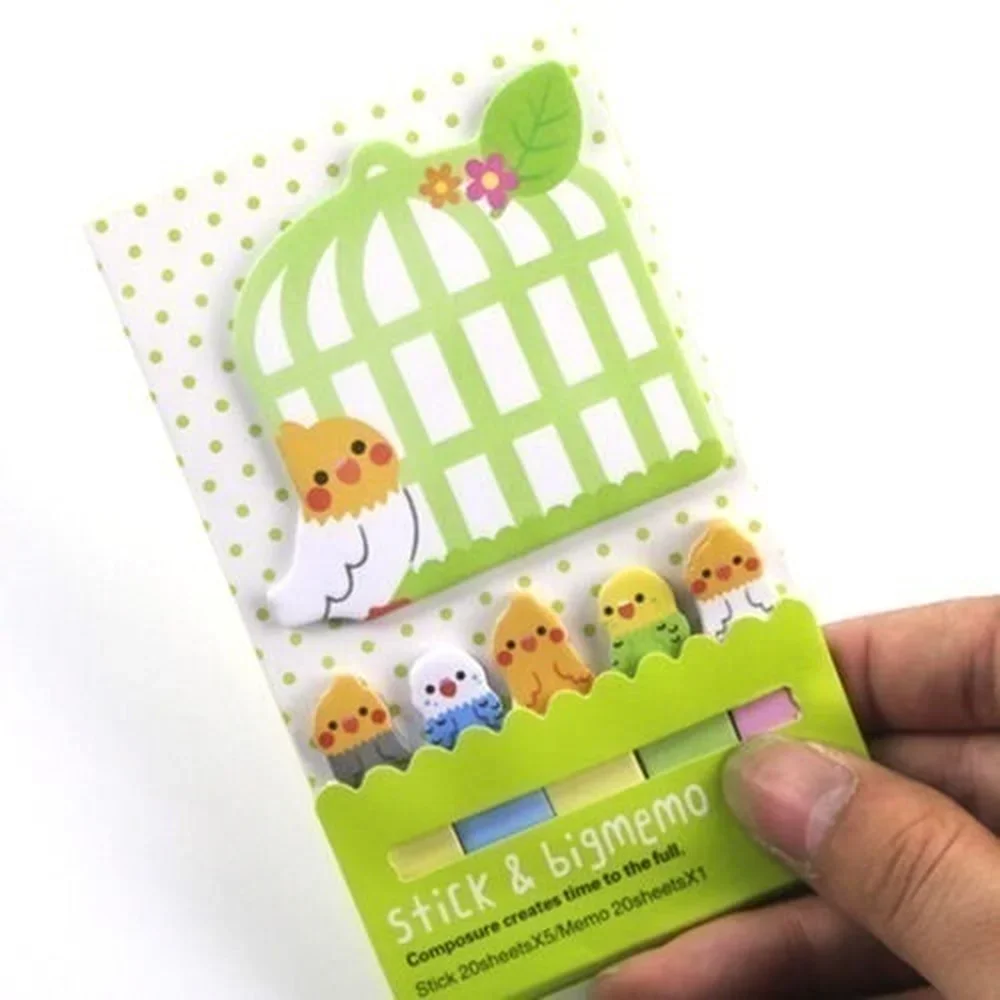 Pegatinas Panda Kawaii - notas adhesivas y marcapaginas 2 uds pesca - imagen 5