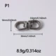 Anillos giratorios de acero inoxidable para conectar líneas de pesca - imagen 3