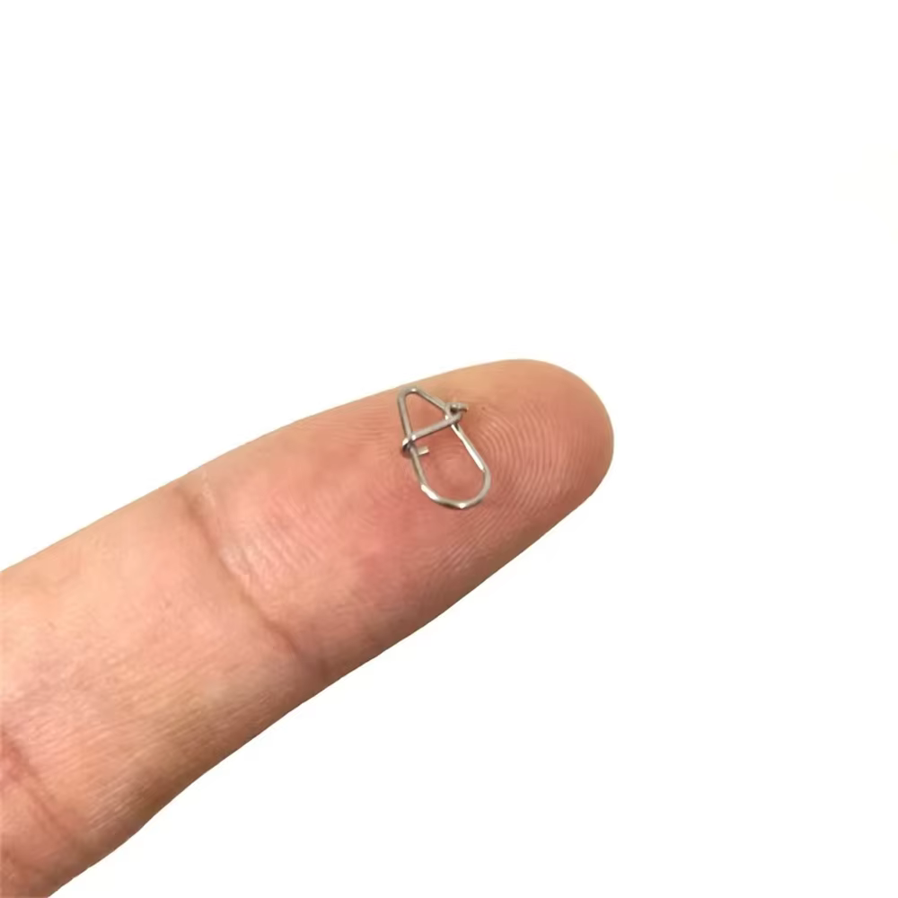 Clip de Seguridad Rápido Inoxidable para Pesca