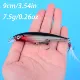 Minnow Wobbler con anzuelos de plumas Crankbait Swimbait