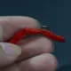 Moscas para salmón Juan Worms tipo pupa con rayas rojas - imagen 3