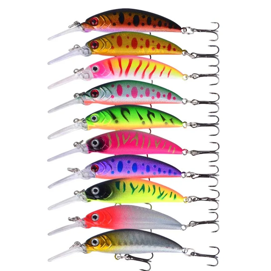 Señuelo crankbait vista lateral mostrando perfil hidrodinámico