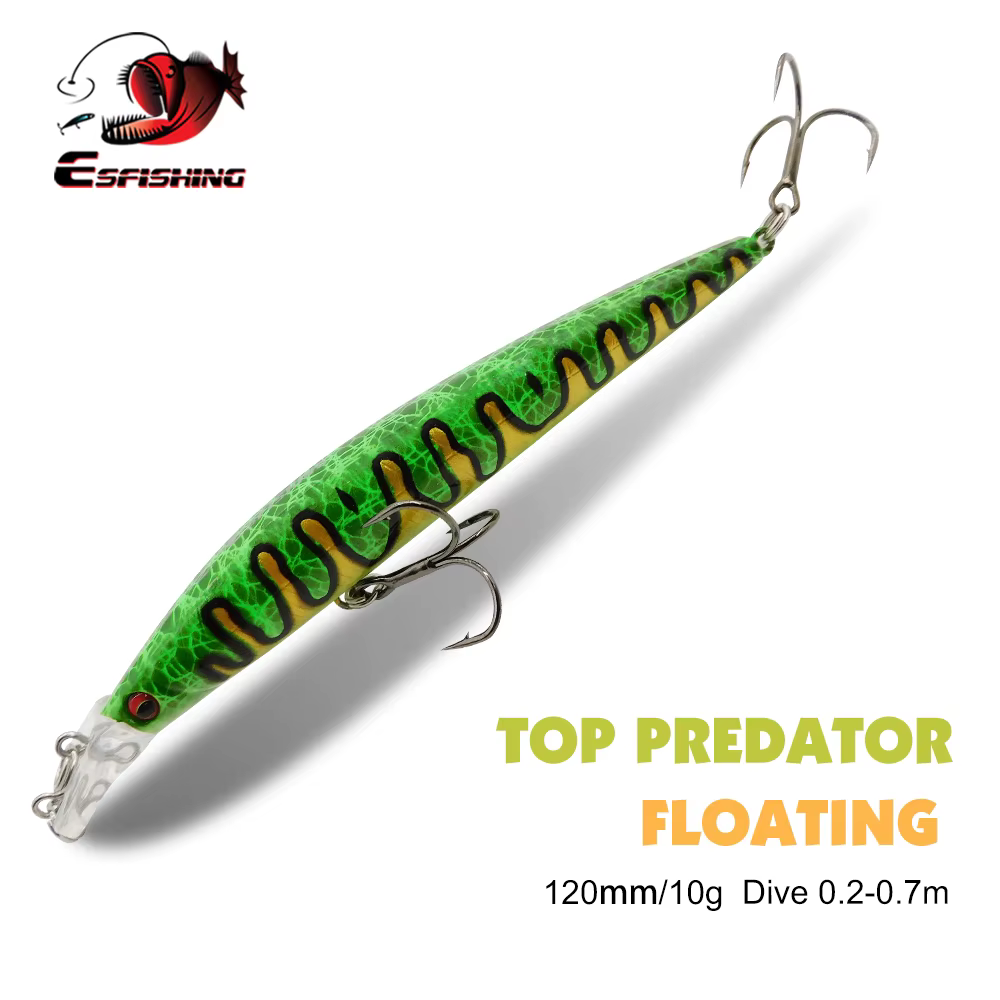 ESFISHING Minnow flotante – Señuelo para agua superior