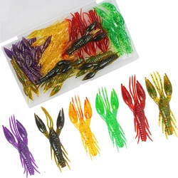 Señuelos de vinilo para langosta camarón lubina trucha panfish