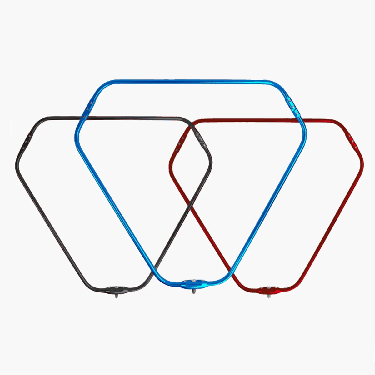 Red de aterrizaje en aluminio plegable 40–50 cm con alambre triangular