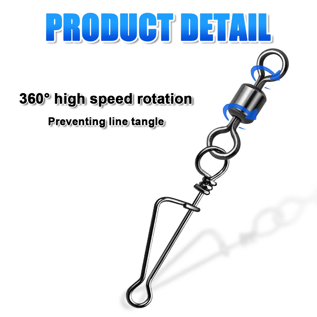 FishTrip Clip Coastlock Snap Italiano – Conector Rápido Señuelos - imagen 3