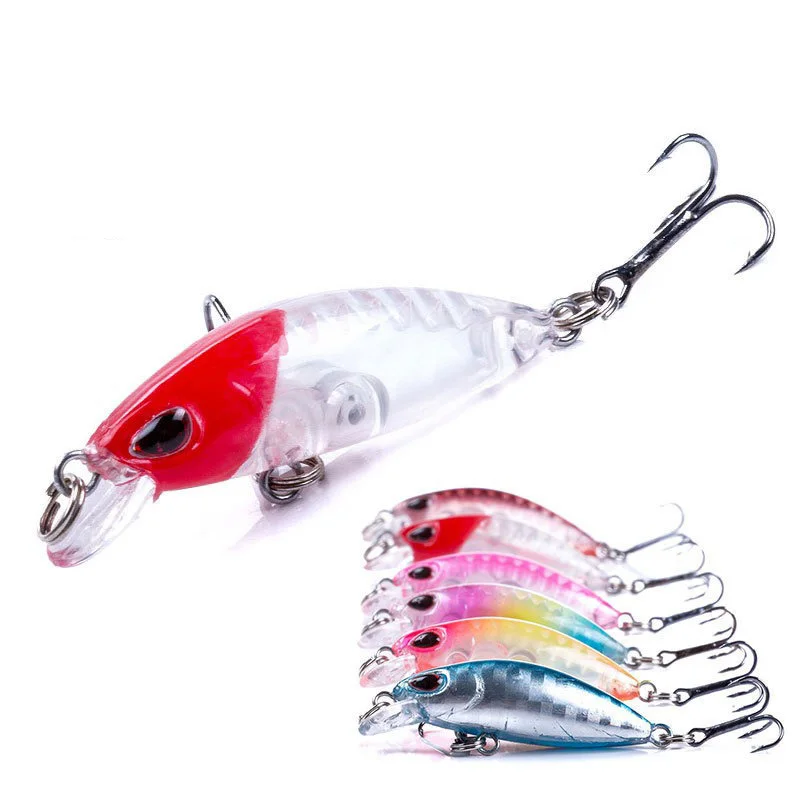 Señuelo Mini Minnow de hundimiento lento para lubina y lucio - imagen 3