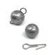 Jig Head Cheburashka con swivel y plomada redonda de fondo