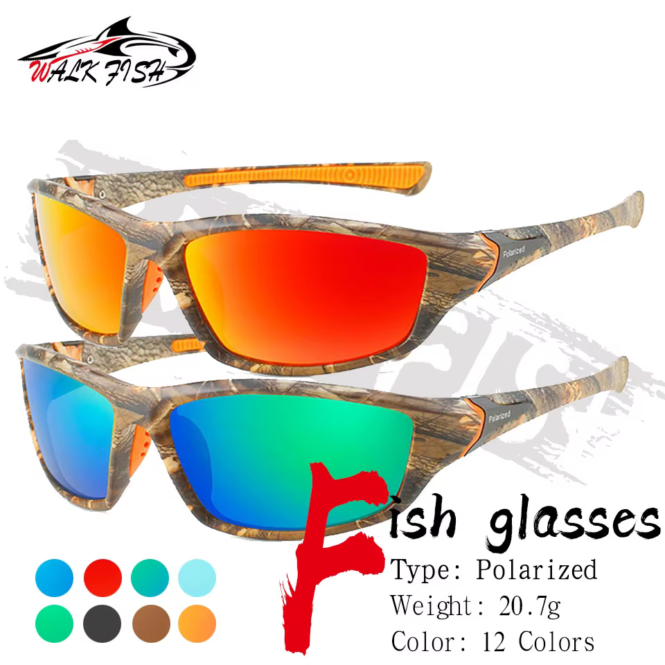 WALK FISH Gafas de Pesca Polarizadas UV400