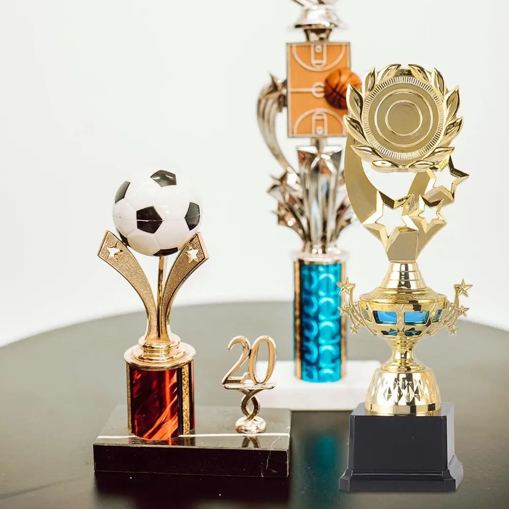 Trofeo Dorado de Plástico para Fútbol, Copa de Premio Escolar