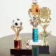 Trofeo Dorado de Plástico para Fútbol, Copa de Premio Escolar