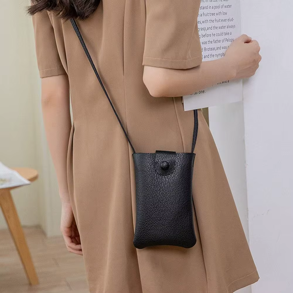 Bolso de hombro pequeño para teléfono móvil y accesorios básicos
