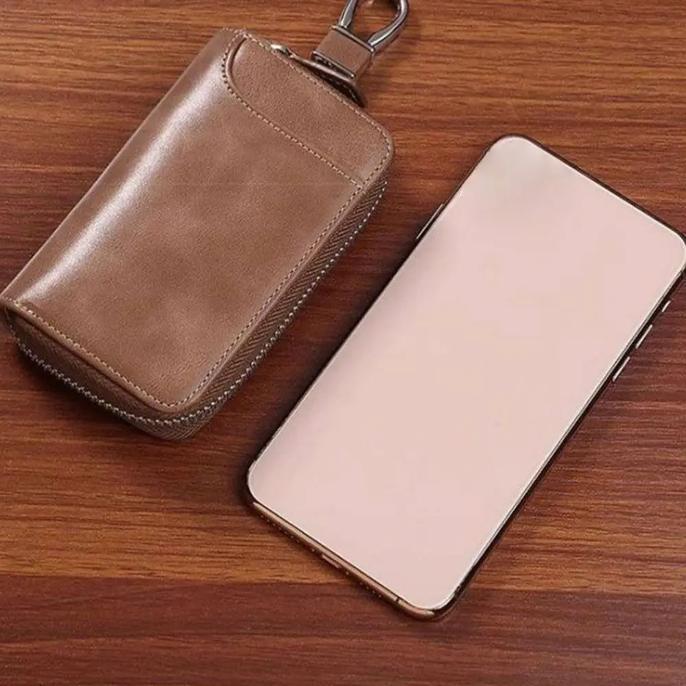 Funda de cuero PU para llaves