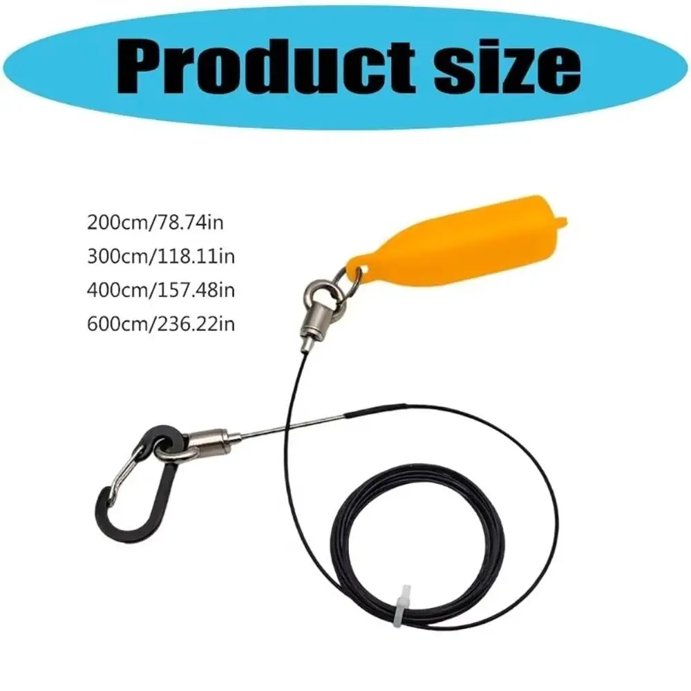 Cuerda de seguridad para pesca con recubrimiento y cable