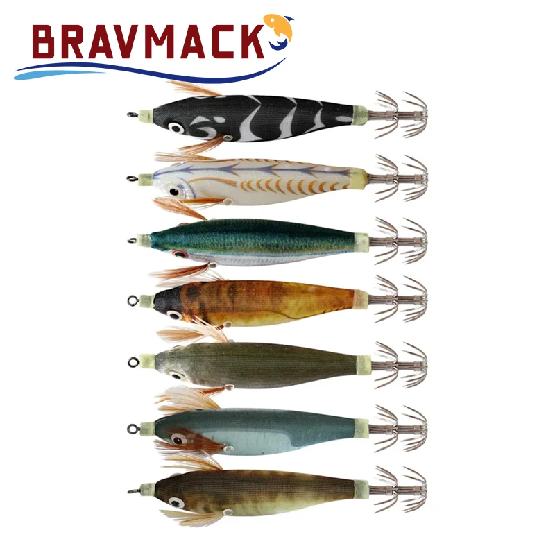 BRAVMACK Señuelo calamar luminoso cebo duro para pesca - imagen 5