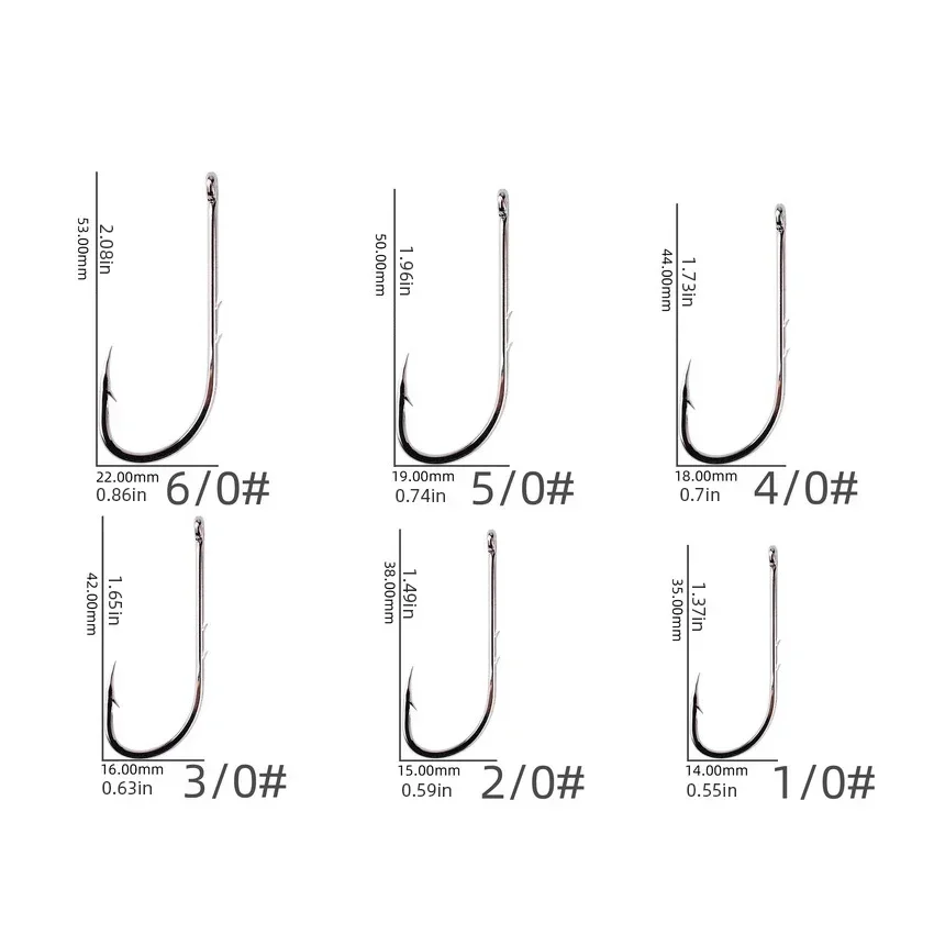 Aorace Anzuelos Jig Head con púas – Vástago largo para carpa y mar - imagen 5