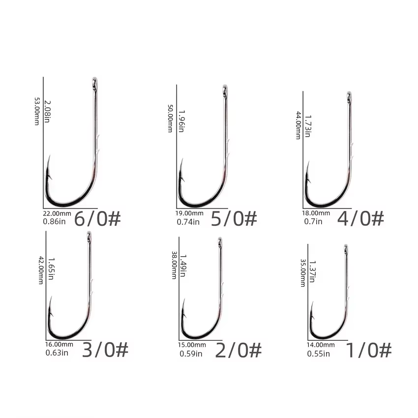 Aorace Anzuelos Jig Head con púas – Vástago largo para carpa y mar - imagen 5