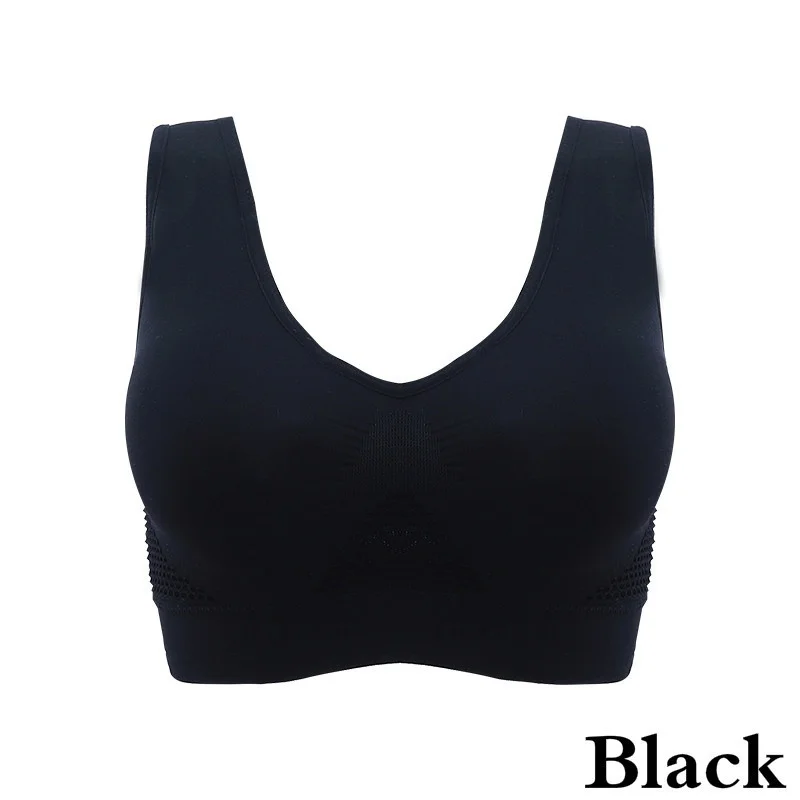 Colores disponibles del top deportivo: negro, blanco y nude