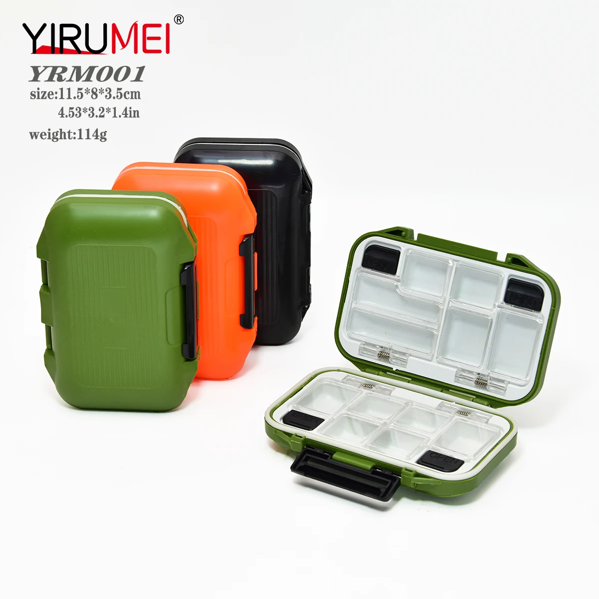 Caja de aparejos impermeable para accesorios de pesca – Señuelos y cebo