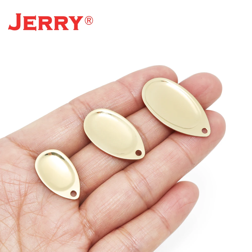 Spinner Blades Jerry French – Acabado latón níquel agua dulce - imagen 5