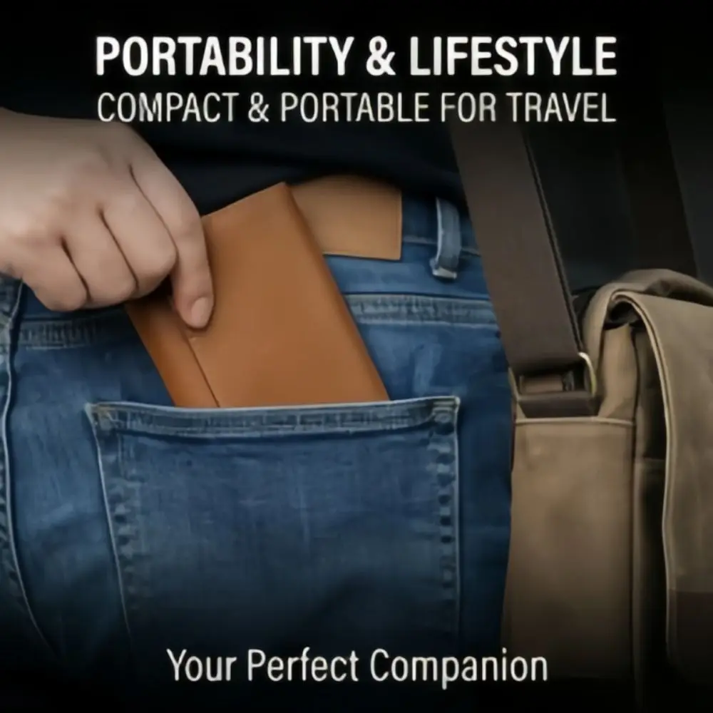 Bolsa humidor de tabaco plegable estilo minimalista