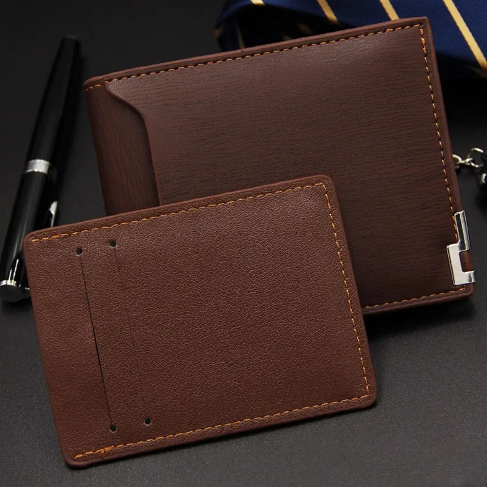 Cartera corta hombre multifuncional diseño moderno, tarjetero casual - imagen 2