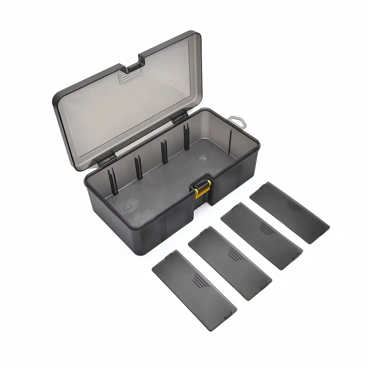 Caja de pesca con compartimentos: organizador de señuelos y anzuelos - imagen 5