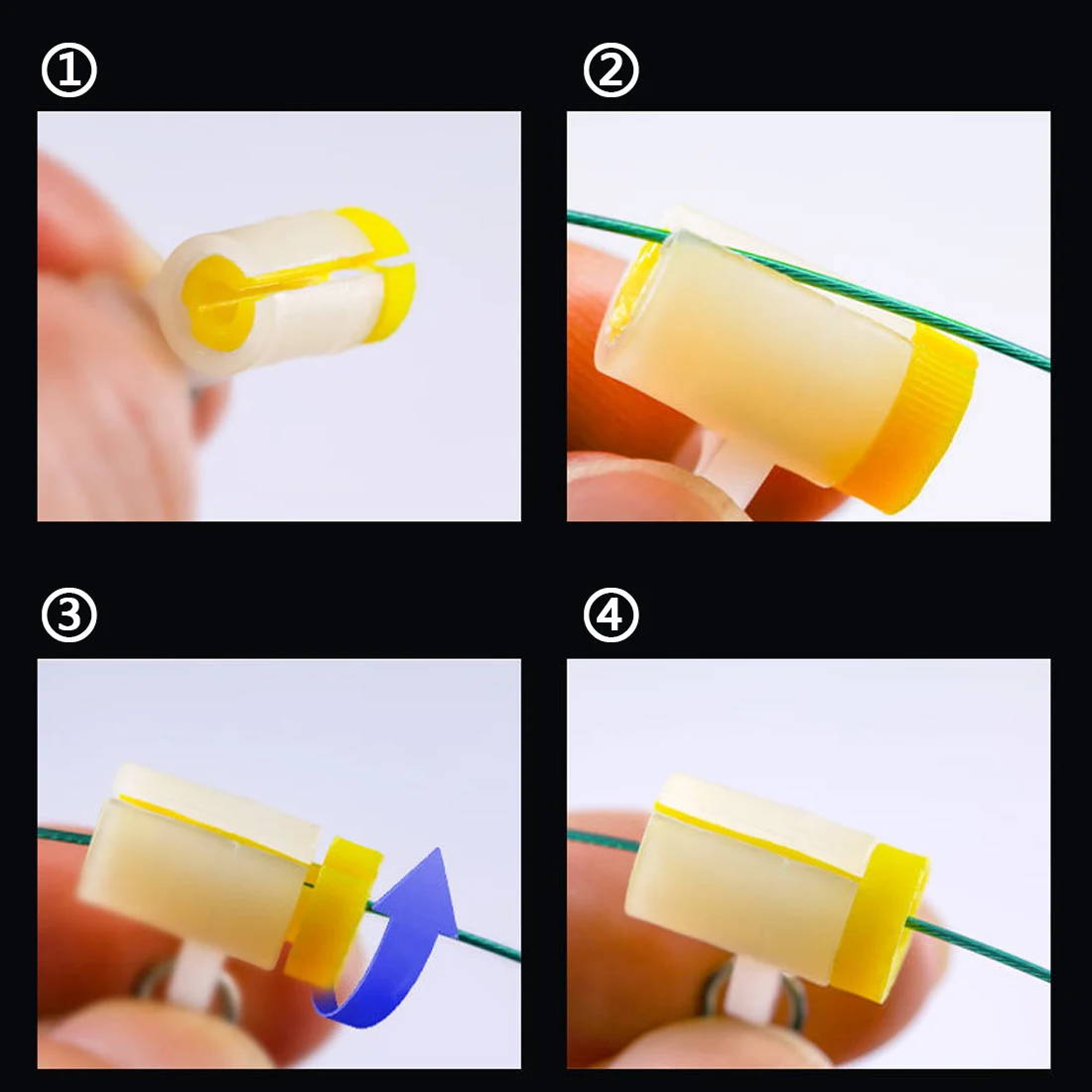 Plomo Slider FishTrip con anilla giratoria para curricán - imagen 2