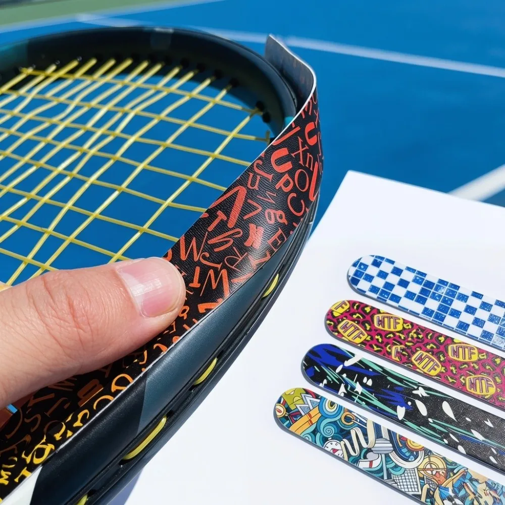 Protector de Borde para Raqueta de Tenis PU Anti-fricción y golpes - imagen 3