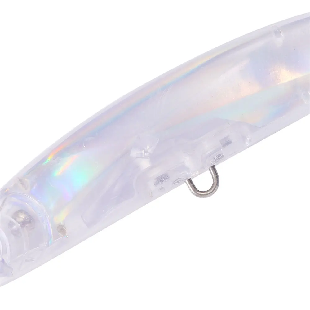 Wobbler Minnow duro transparente sin pintar – señuelo de pesca - imagen 4