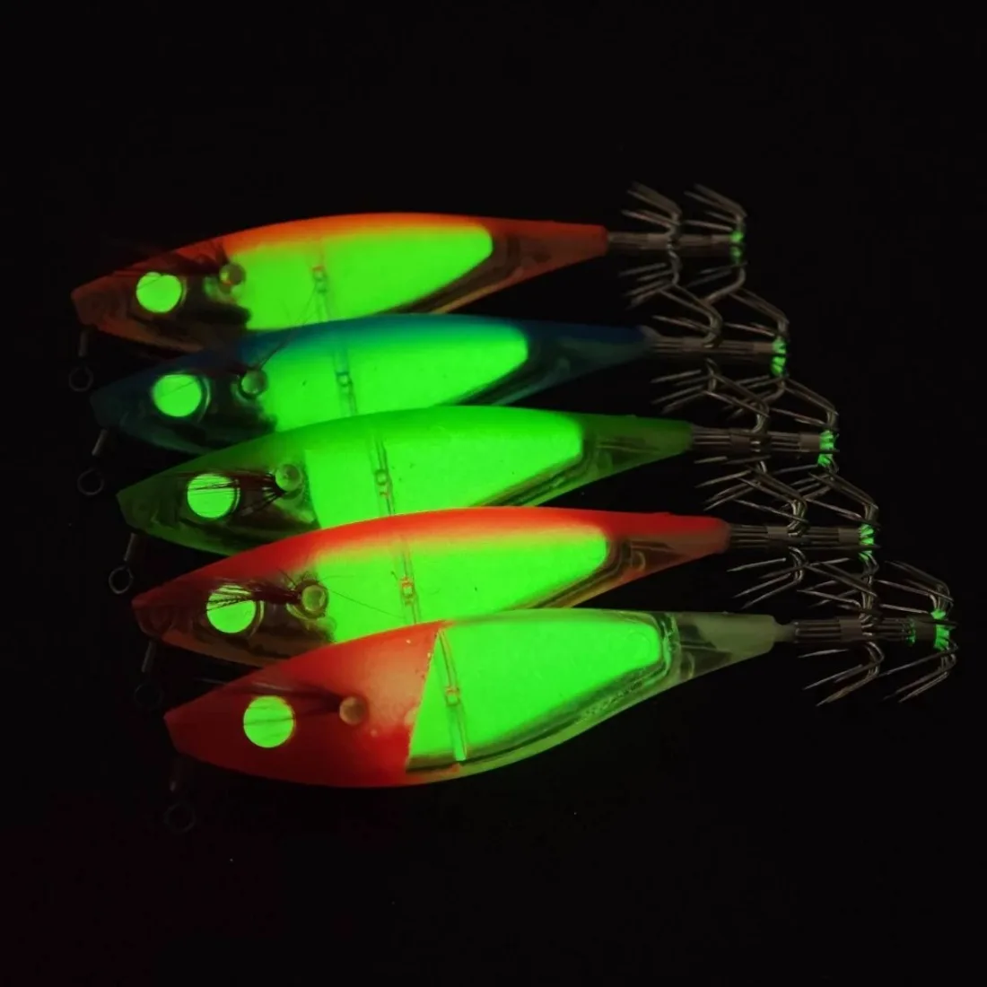 Ackibbik Egi horizontal para calamar con luz UV y brillo - imagen 3