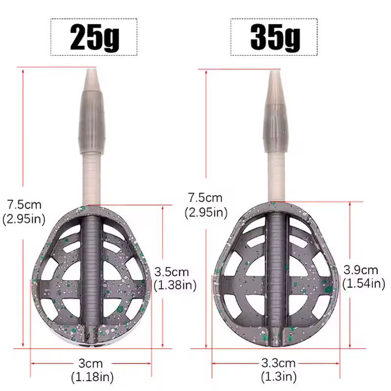 Feeders Planos para Carpa con Cesta de Cebo – Línea Directa - imagen 5