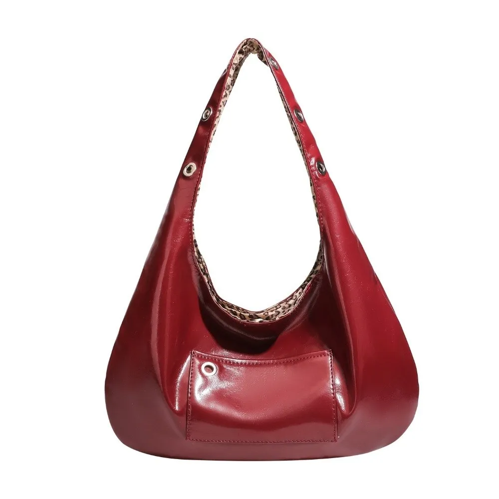 Bolso de hombro de cuero PU con estampado leopardo, gran capacidad - imagen 3