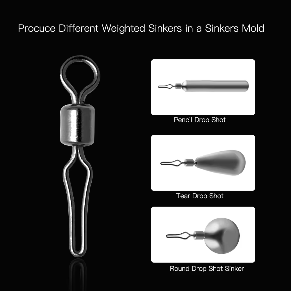 Clip Giratorio Quick Change para Dropshot - Accesorios terminal pesca - imagen 2