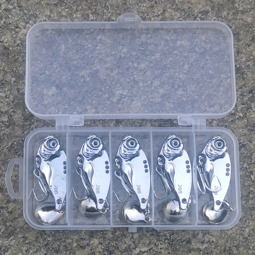 Jigs giratorios de metal VIB – señuelo para trucha y pesca