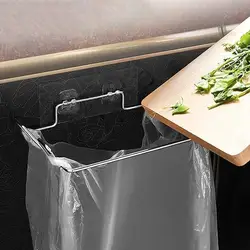 Estante para basurero de acero inoxidable sin perforaciones