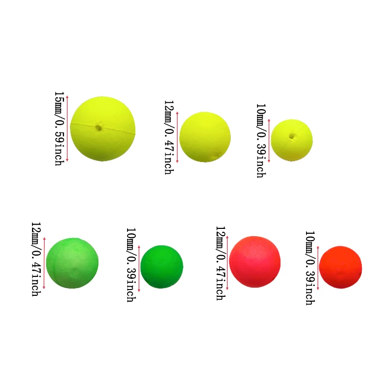 Boyas de espuma flotadores High Visibility para pesca con mosca – Pomfret y Walleye - imagen 3