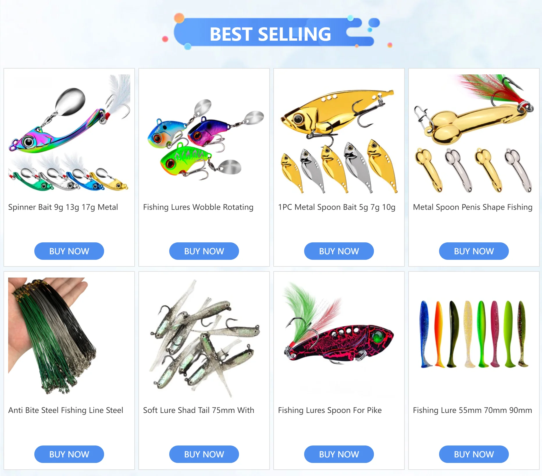 Señuelo artificial blando 80mm SANMO